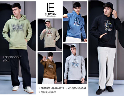Eb Oy 1890 Elborn Loopknit Mens Hoodies Supplier Gujarat