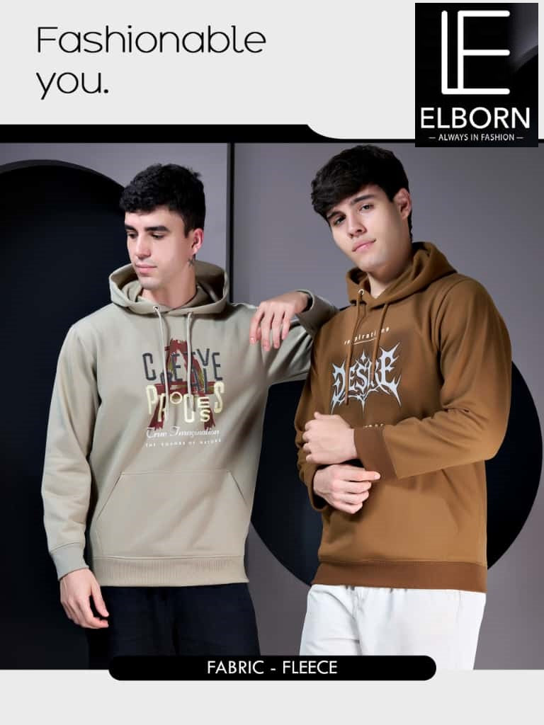 Eb Oy 1890 Elborn Loopknit Mens Hoodies Supplier Gujarat