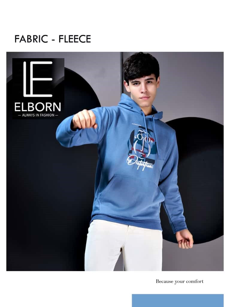 Eb Oy 1890 Elborn Loopknit Mens Hoodies Supplier Gujarat