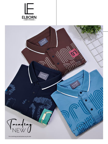 Eb Py 2025 Elborn Tencil Lycra Mens Tshirts Exporter Ahmedabad