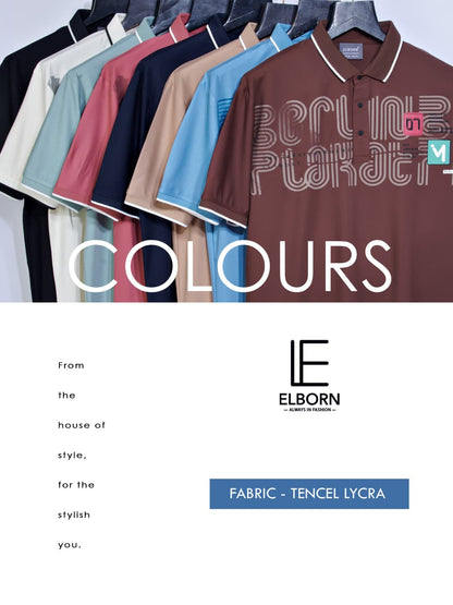 Eb Py 2025 Elborn Tencil Lycra Mens Tshirts Exporter Ahmedabad