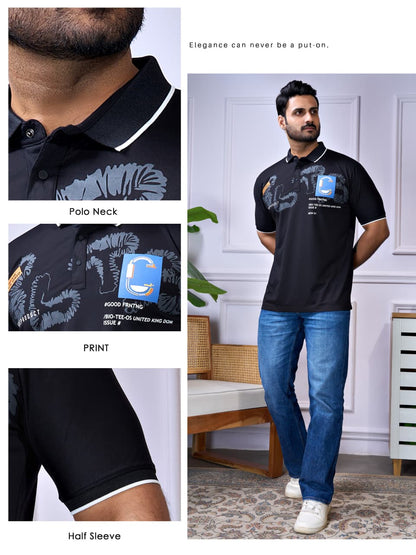 Eb Py 2025 Elborn Tencil Lycra Mens Tshirts Exporter Ahmedabad