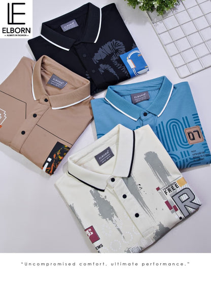 Eb Py 2025 Elborn Tencil Lycra Mens Tshirts Exporter Ahmedabad