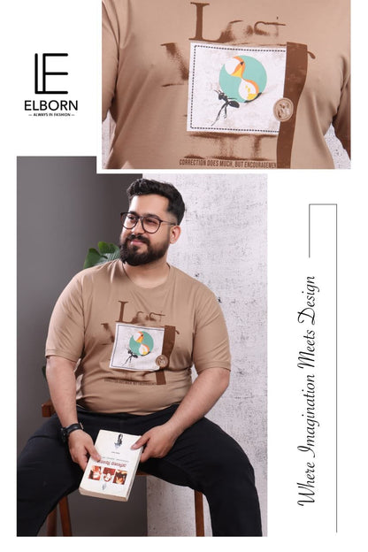 Eb Pz 2030 Elborn Tencil Lycra Mens Tshirts Wholesaler India