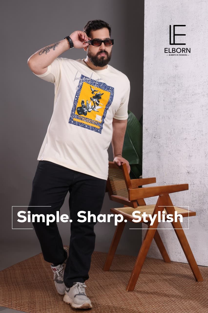 Eb Pz 2030 Elborn Tencil Lycra Mens Tshirts Wholesaler India