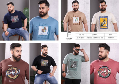 Eb Pz 2030 Elborn Tencil Lycra Mens Tshirts Wholesaler India