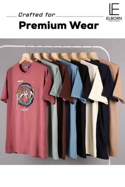 Eb Pz 2030 Elborn Tencil Lycra Mens Tshirts Wholesaler India