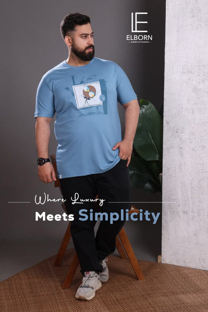 Eb Pz 2030 Elborn Tencil Lycra Mens Tshirts Wholesaler India