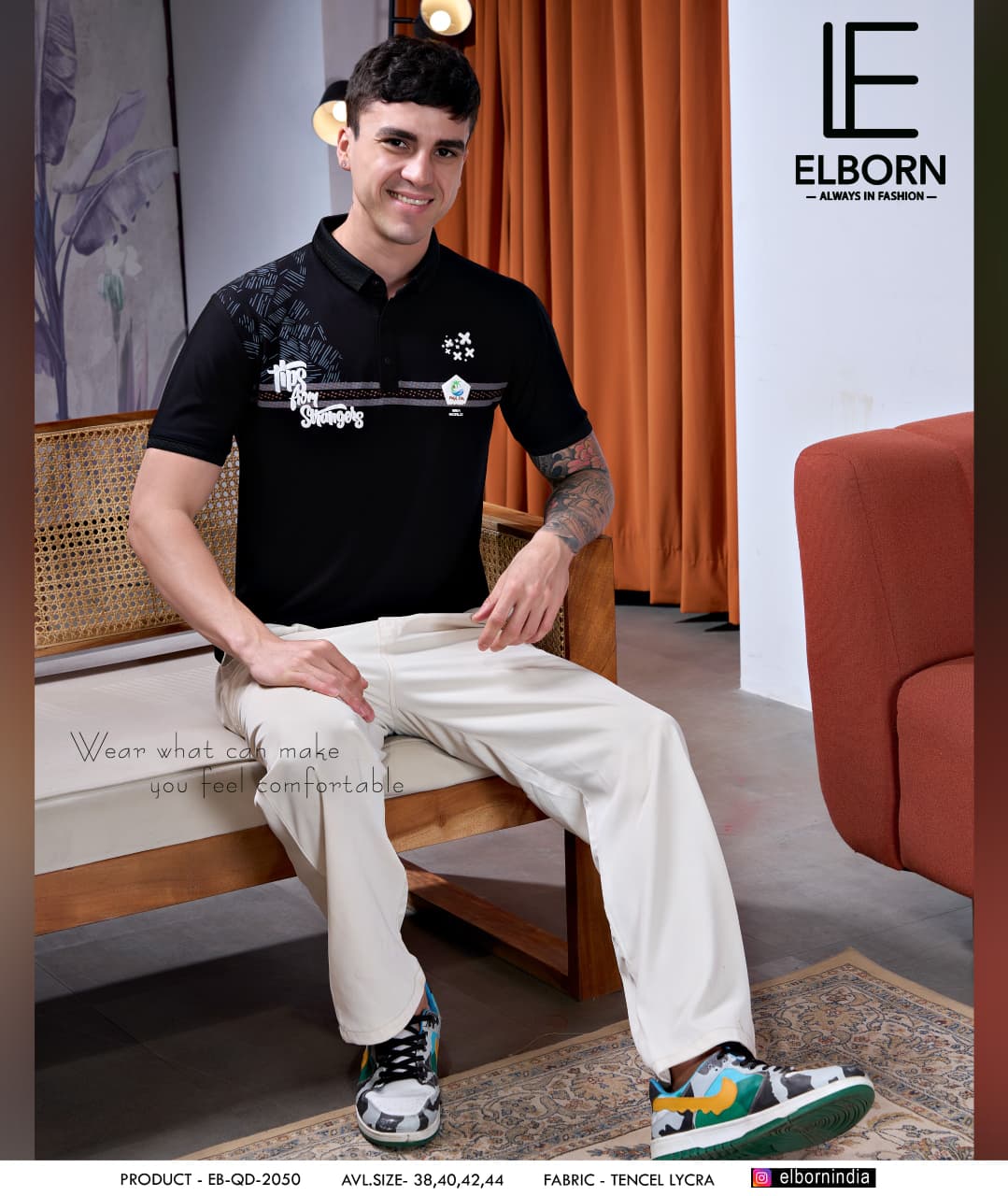 Eb Qd 2050 Elborn Imported Mens Tshirts Wholesale Price