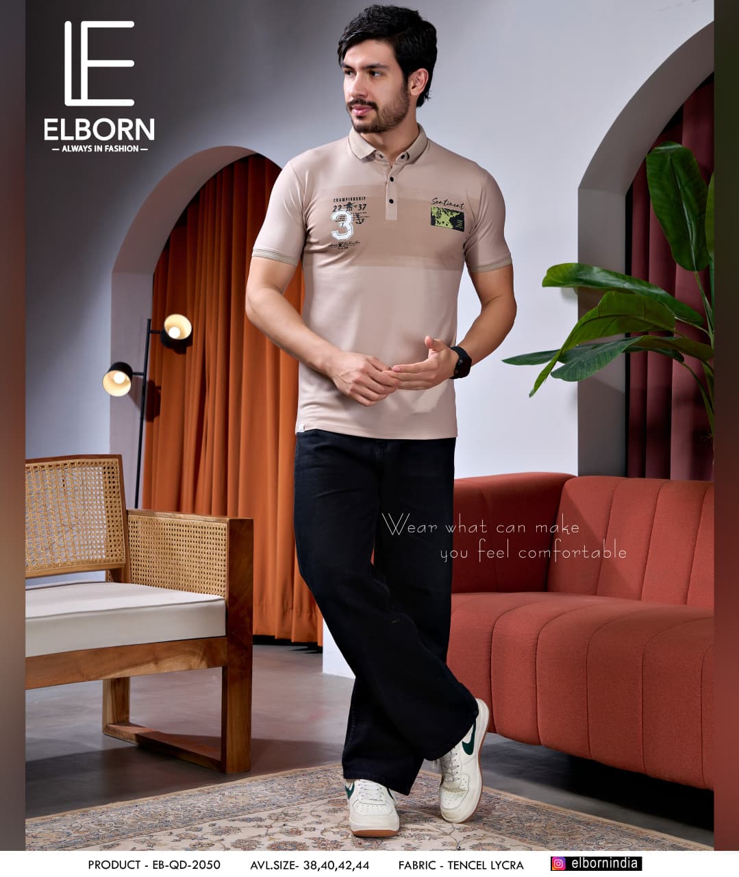 Eb Qd 2050 Elborn Imported Mens Tshirts Wholesale Price