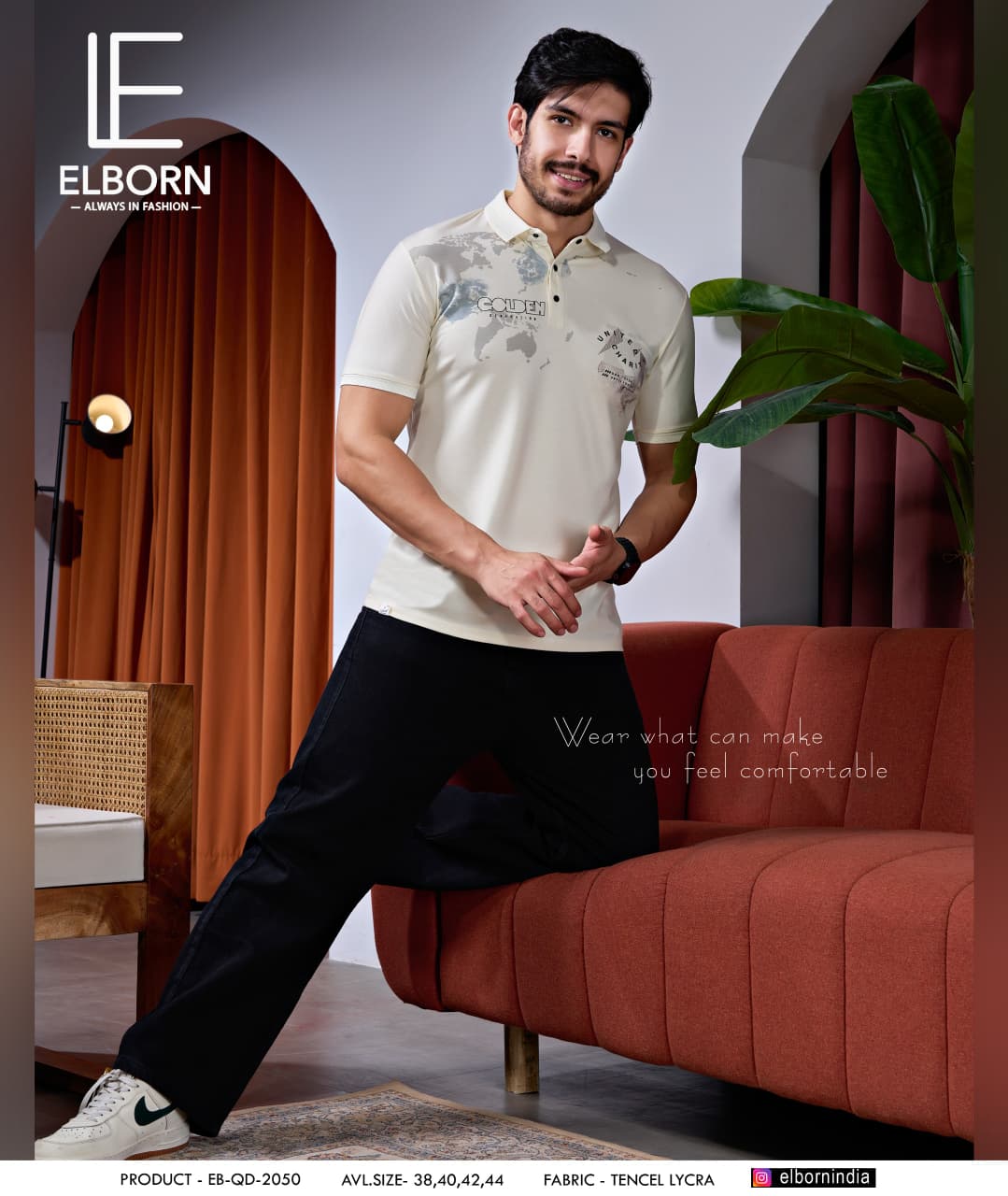 Eb Qd 2050 Elborn Imported Mens Tshirts Wholesale Price