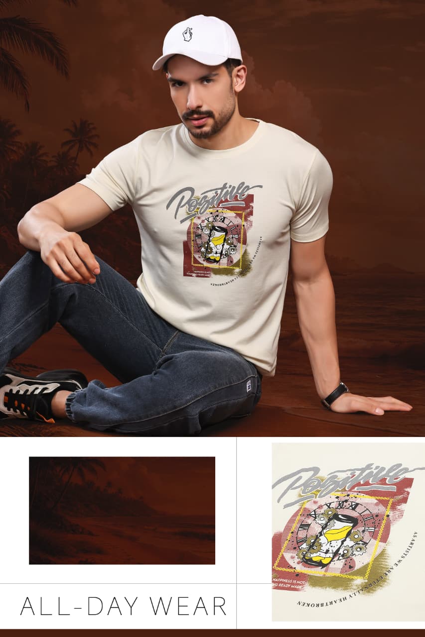 Eb Qk 2085 Elborn Tencil Lycra Mens Tshirts Exporter