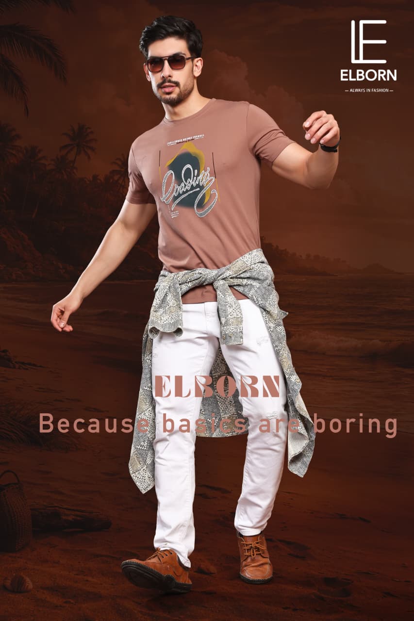 Eb Qk 2085 Elborn Tencil Lycra Mens Tshirts Exporter