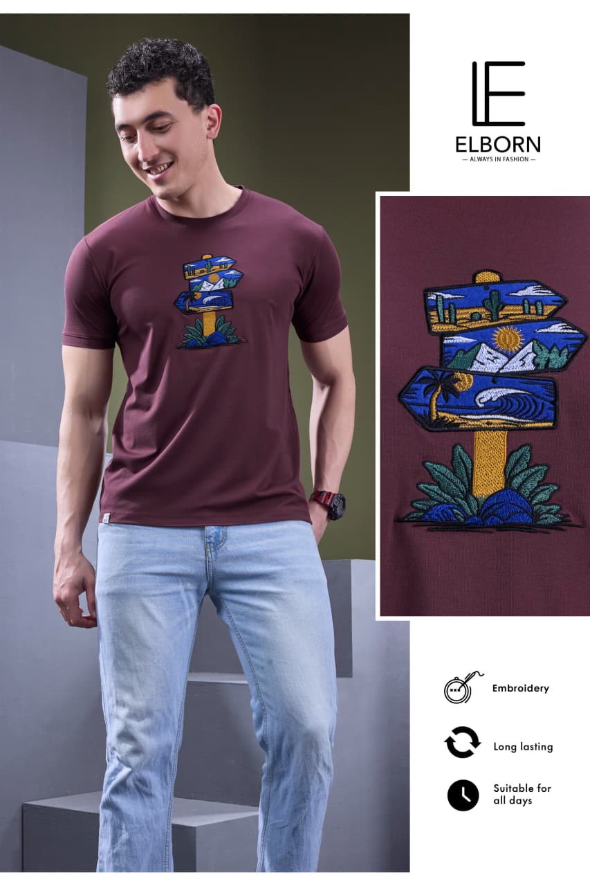 Eb Sn 2355 Elborn Imported Mens Tshirts Wholesaler India