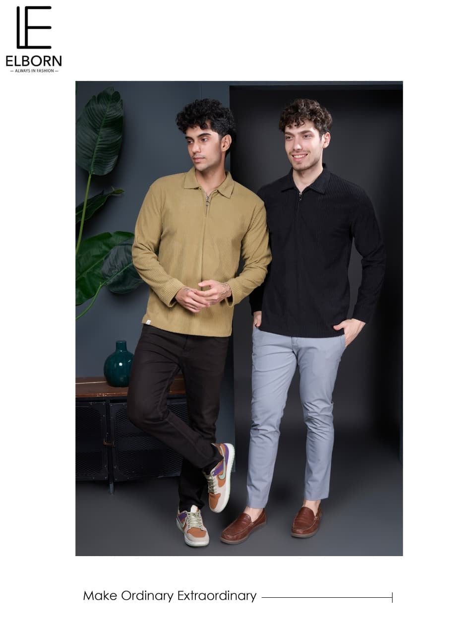 Eb So 2360 Elborn Corduroy Mens Tshirts Supplier