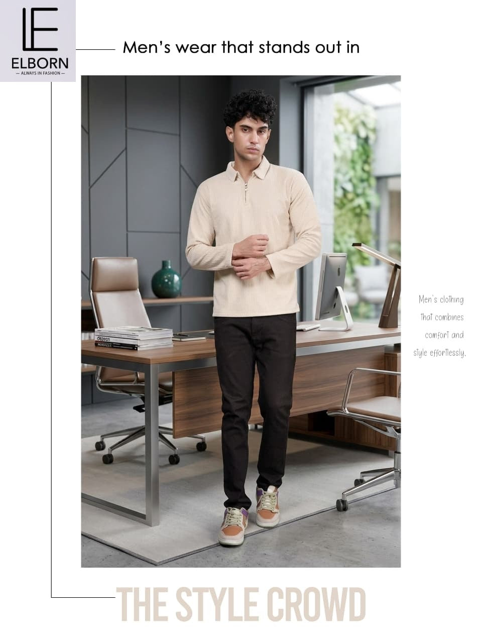 Eb So 2360 Elborn Corduroy Mens Tshirts Supplier