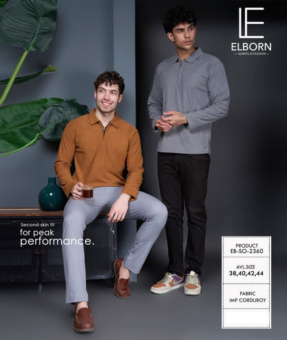 Eb So 2360 Elborn Corduroy Mens Tshirts Supplier