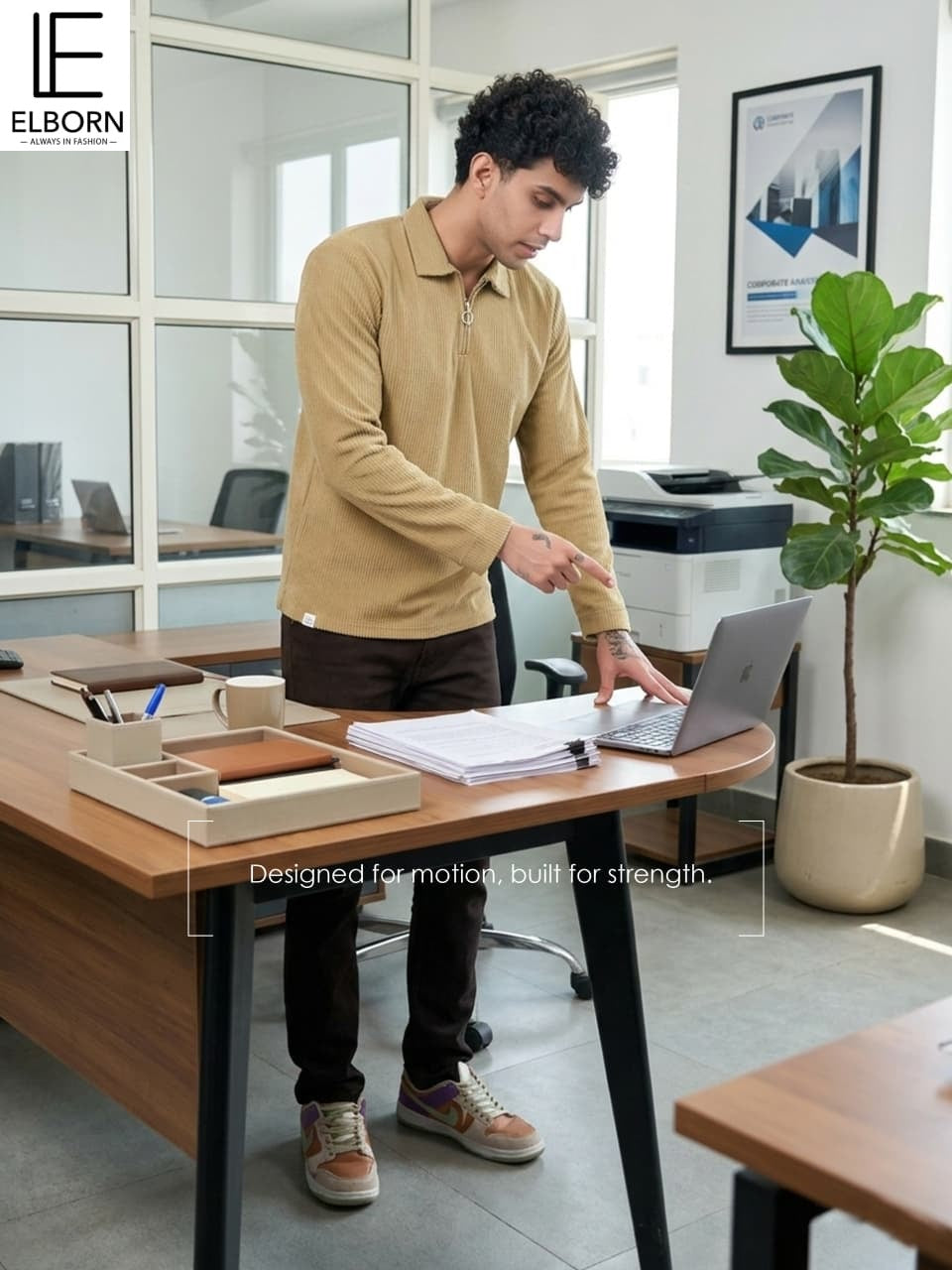 Eb So 2360 Elborn Corduroy Mens Tshirts Supplier