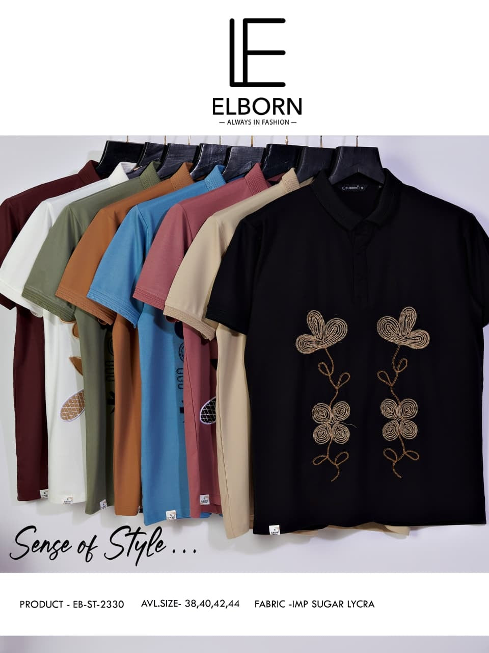 Eb St 2330 Elborn Imported Mens Tshirts Supplier India