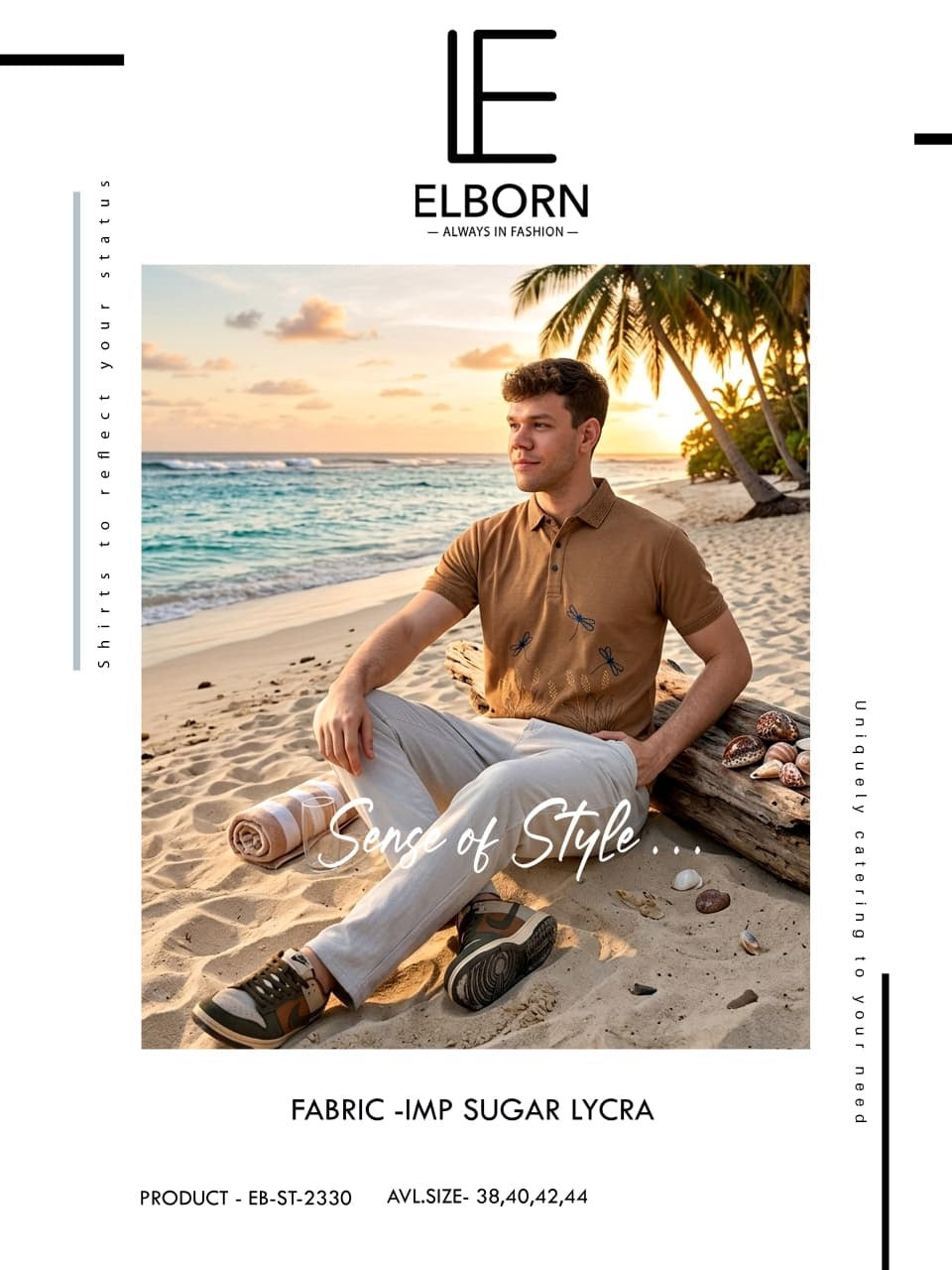 Eb St 2330 Elborn Imported Mens Tshirts Supplier India