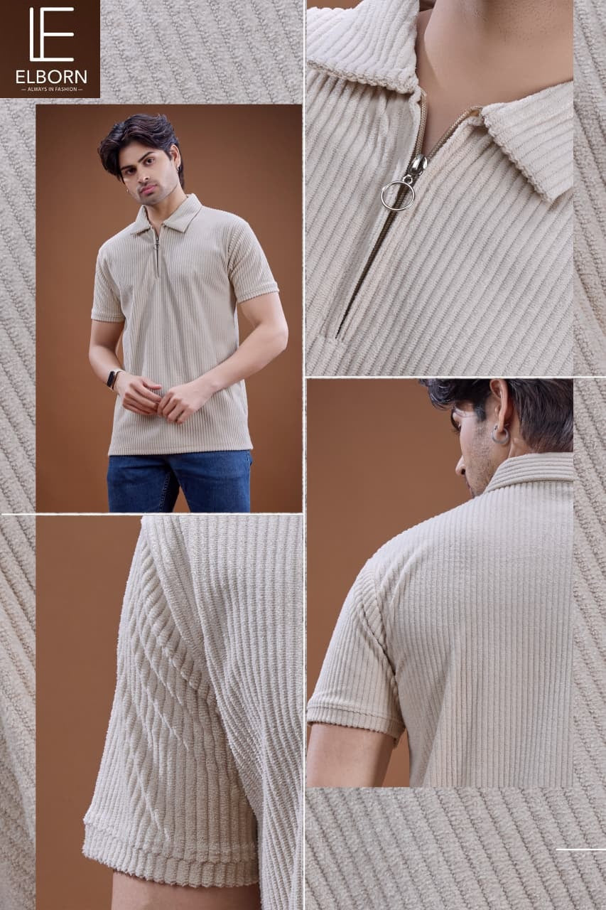 Eb St 2385 Elborn Corduroy Mens Tshirts Wholesale Price