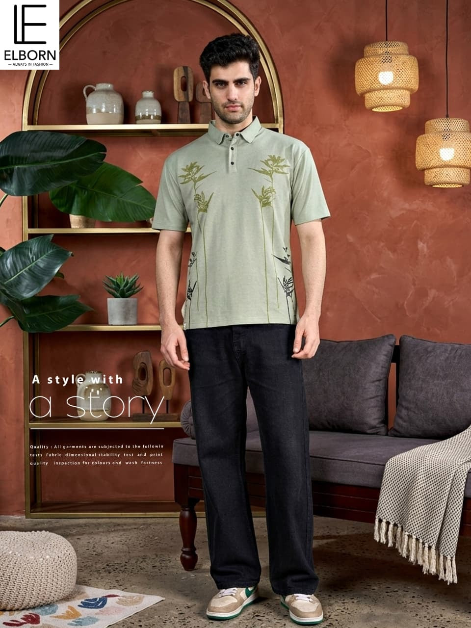 Eb Te 2440 Elborn Interlock Mens Tshirts Manufacturer