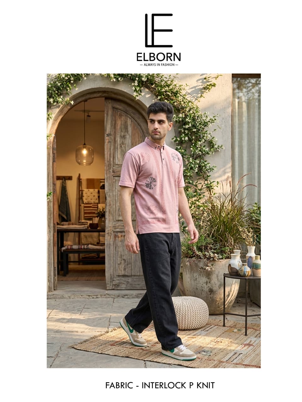 Eb Te 2440 Elborn Interlock Mens Tshirts Manufacturer