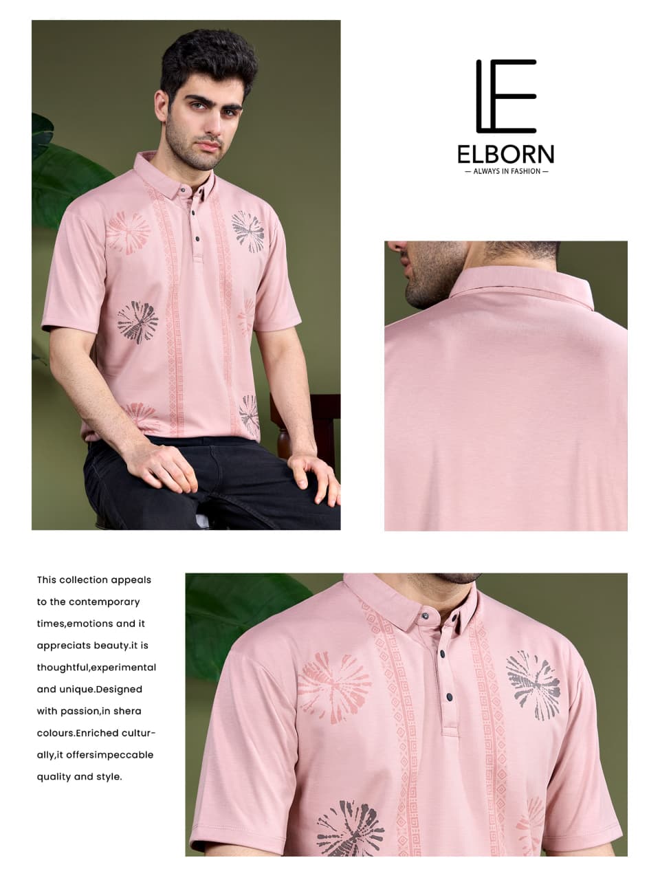 Eb Te 2440 Elborn Interlock Mens Tshirts Manufacturer