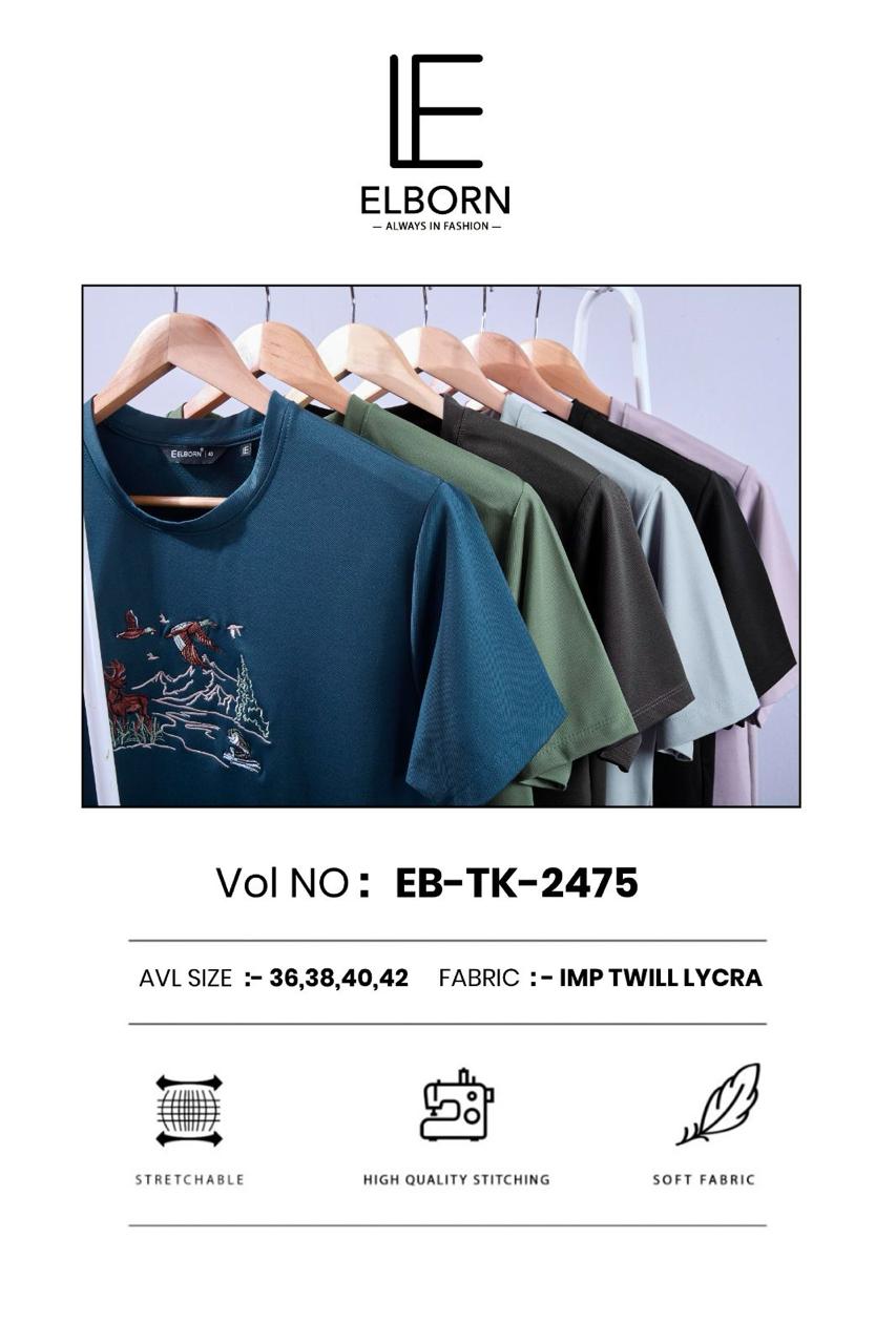 Eb Tk 2475 Elborn Twill Mens Tshirts Supplier Ahmedabad