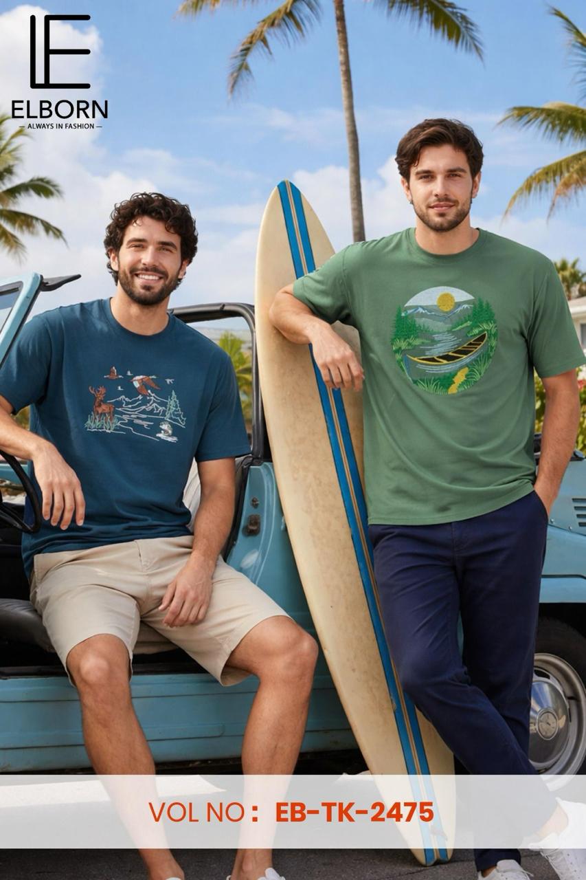 Eb Tk 2475 Elborn Twill Mens Tshirts Supplier Ahmedabad