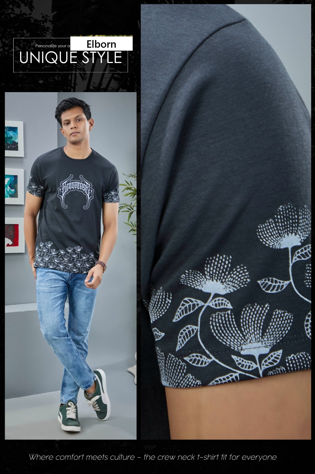 Eb Tw 2535 Elborn Interlock Mens Tshirts Manufacturer Gujarat