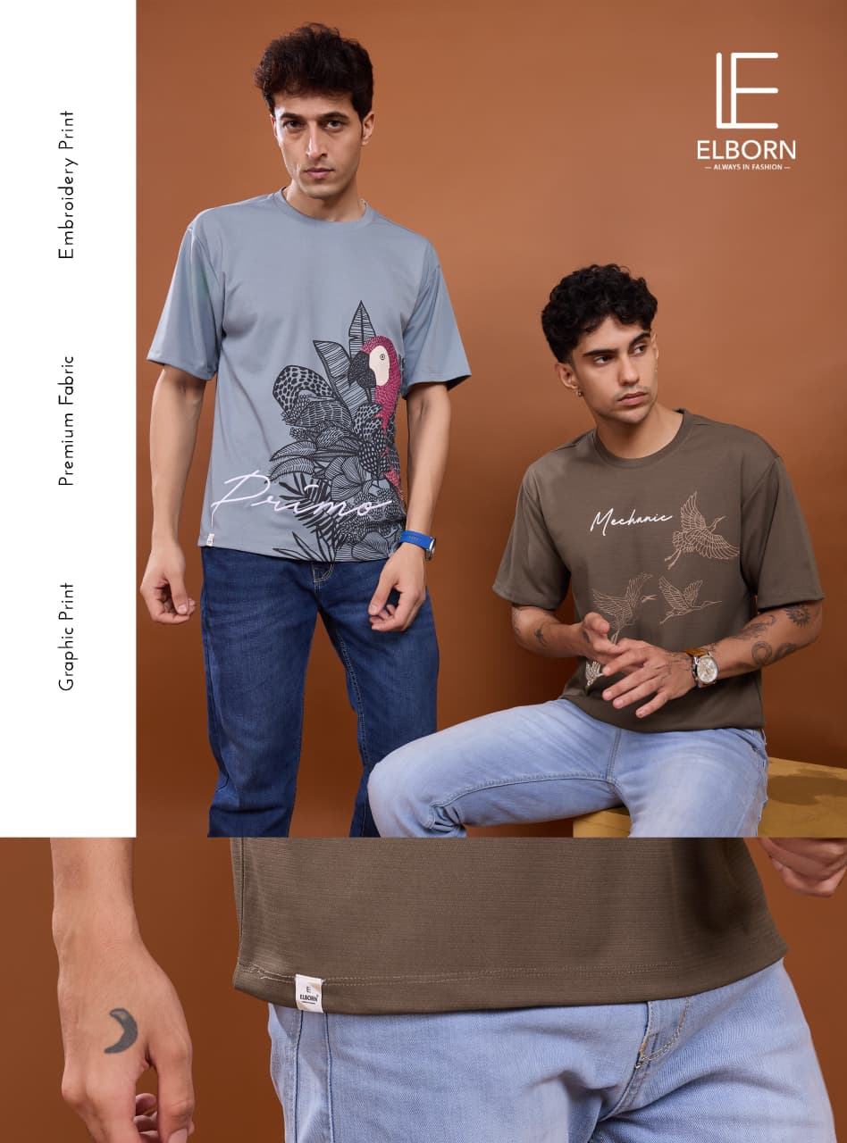 Eb Ua 2555 Elborn Interlock Mens Tshirts Wholesaler Ahmedabad