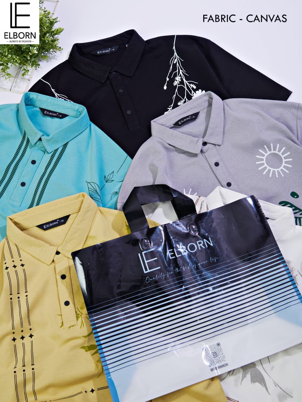 Eb Uv 2660 Elborn Canvas Interlock Mens Tshirts Manufacturer Gujarat