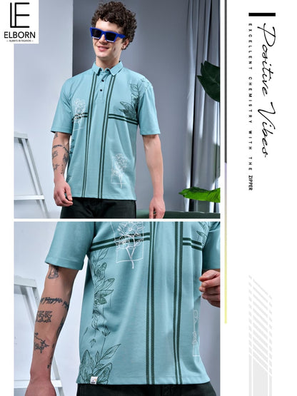 Eb Uv 2660 Elborn Canvas Interlock Mens Tshirts Manufacturer Gujarat