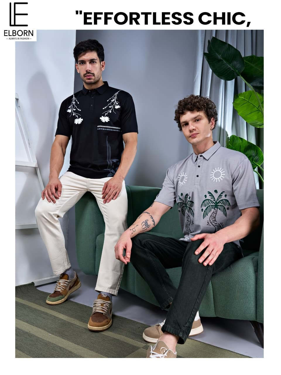 Eb Uv 2660 Elborn Canvas Interlock Mens Tshirts Manufacturer Gujarat