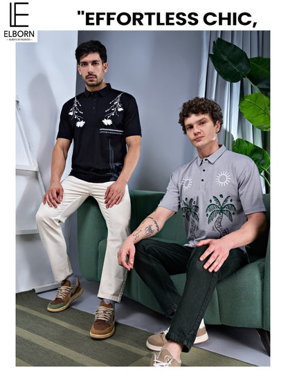 Eb Uv 2660 Elborn Canvas Interlock Mens Tshirts Manufacturer Gujarat