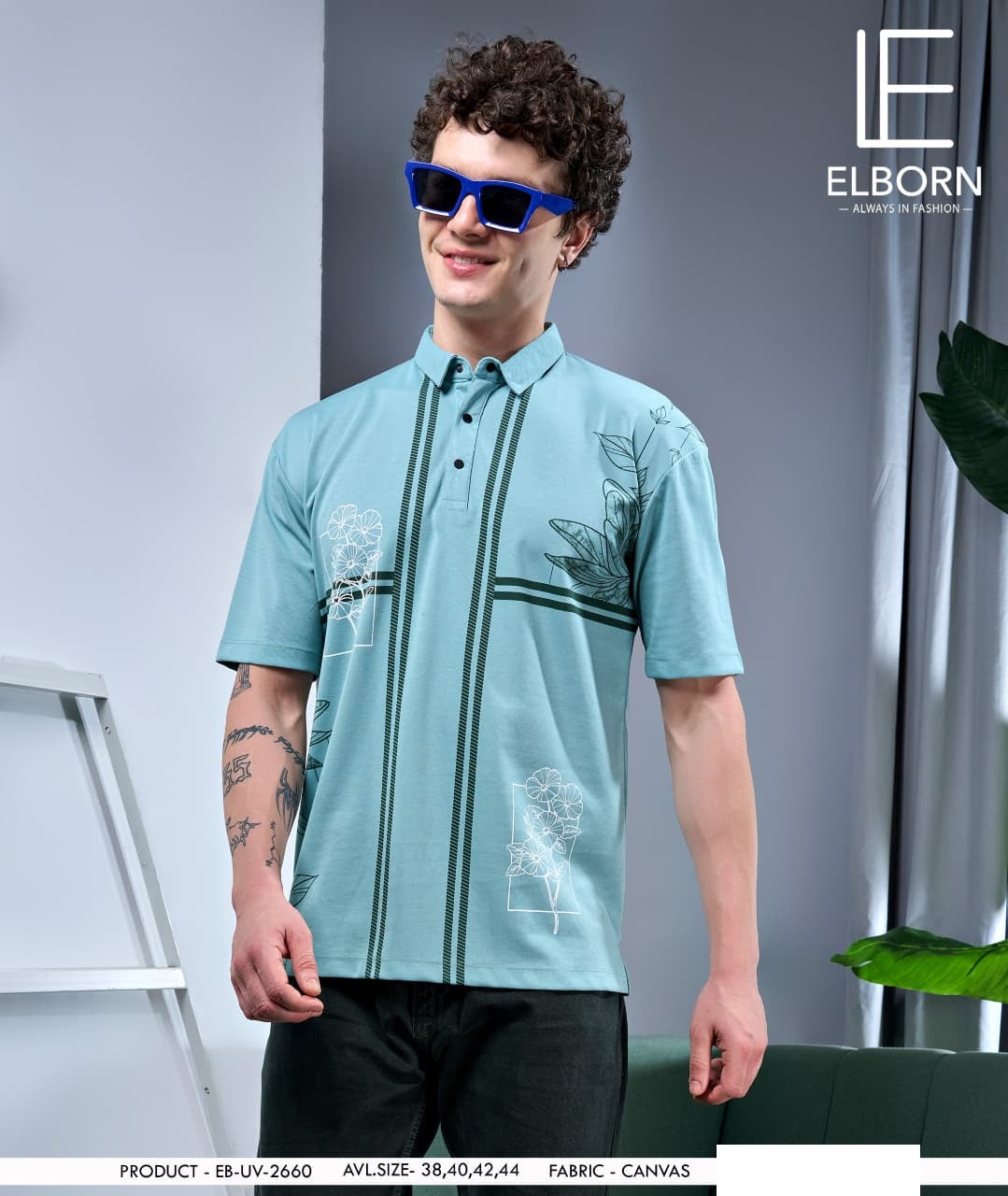 Eb Uv 2660 Elborn Canvas Interlock Mens Tshirts Manufacturer Gujarat