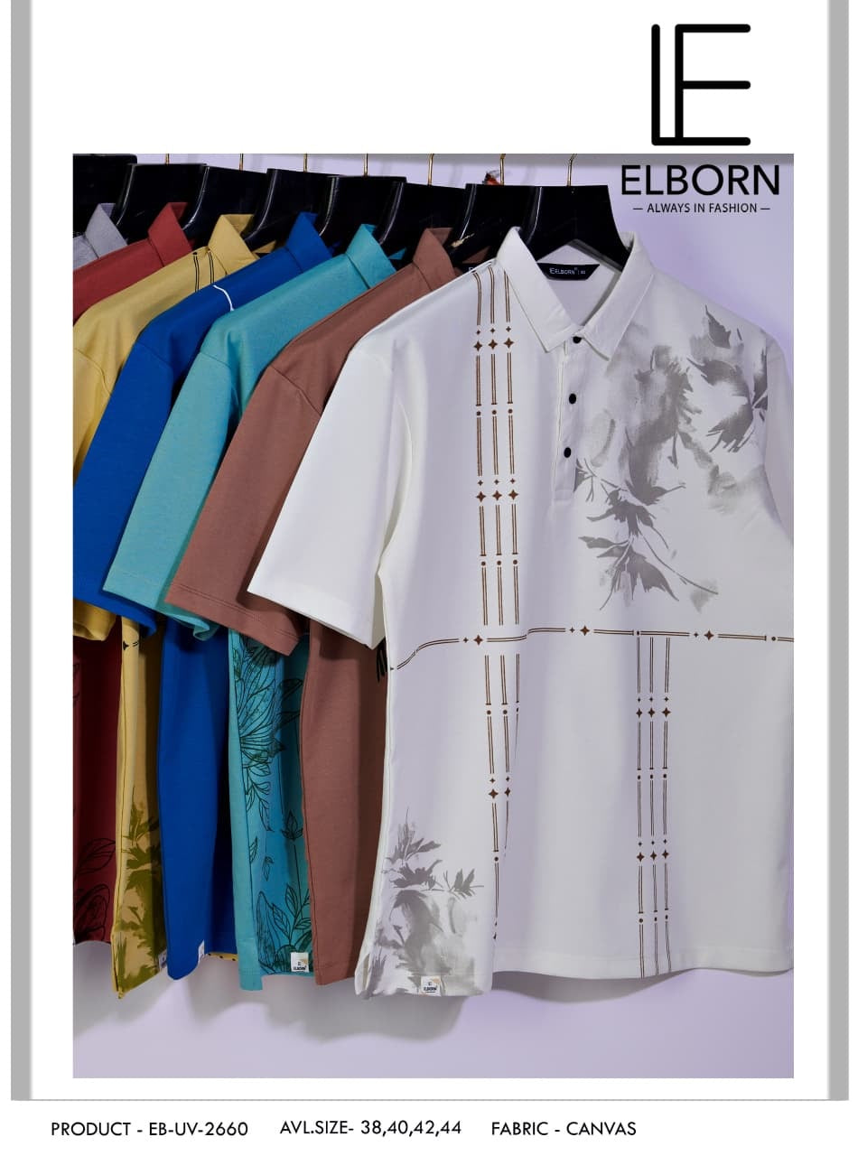 Eb Uv 2660 Elborn Canvas Interlock Mens Tshirts Manufacturer Gujarat