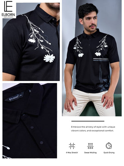 Eb Uv 2660 Elborn Canvas Interlock Mens Tshirts Manufacturer Gujarat