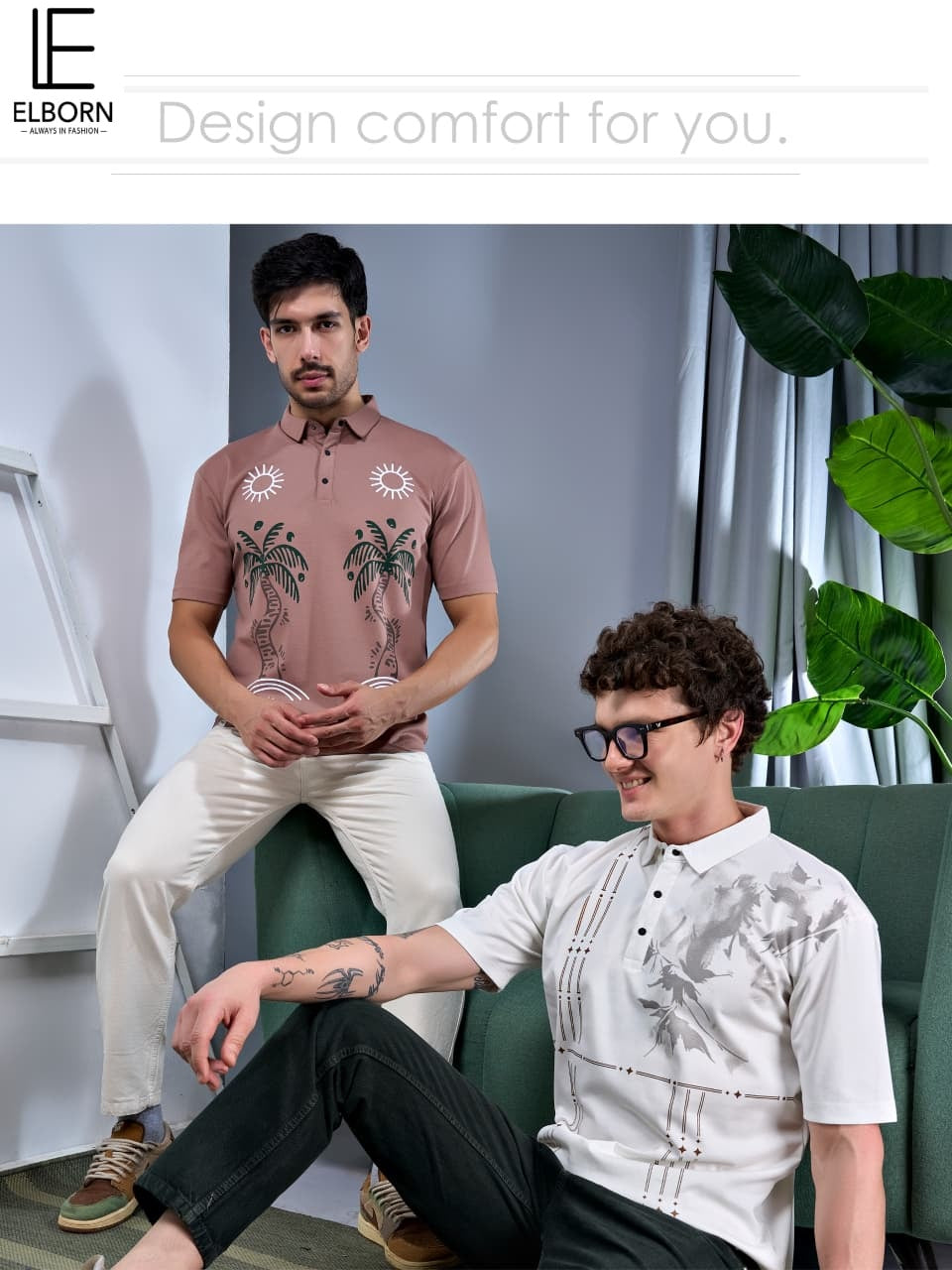 Eb Uv 2660 Elborn Canvas Interlock Mens Tshirts Manufacturer Gujarat