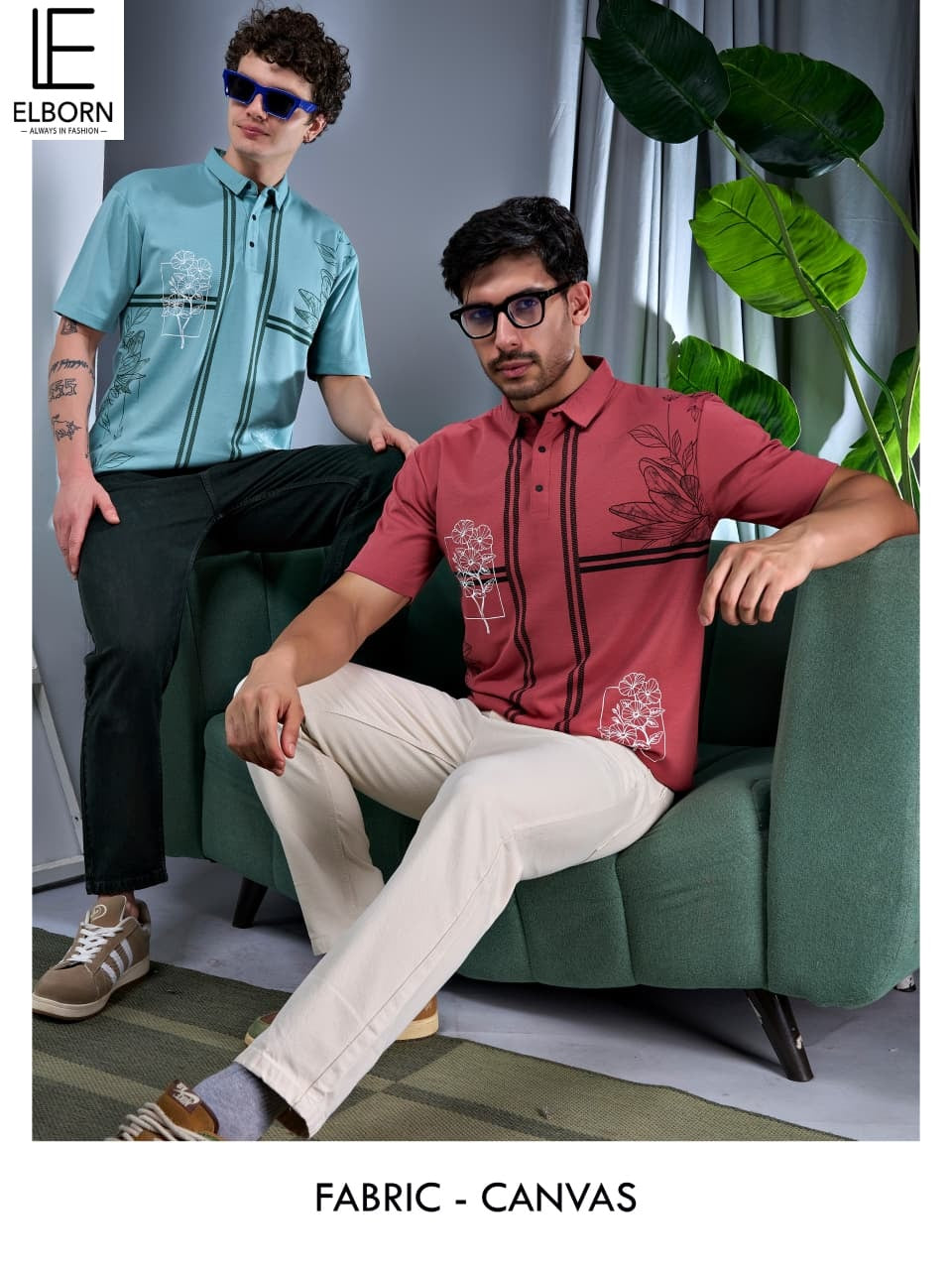 Eb Uv 2660 Elborn Canvas Interlock Mens Tshirts Manufacturer Gujarat