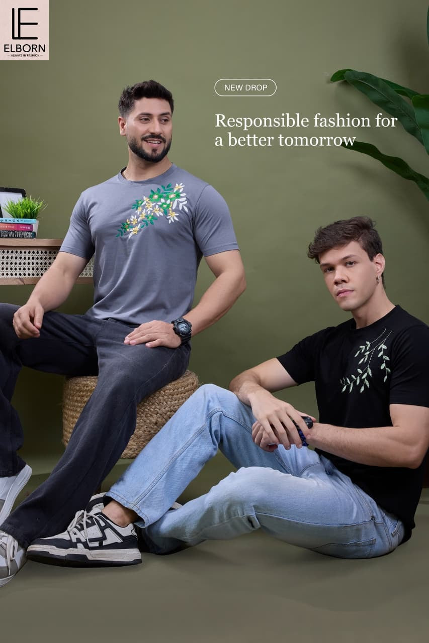 Eb Uy 2680 Elborn Sinker Mens Tshirts Wholesaler Ahmedabad
