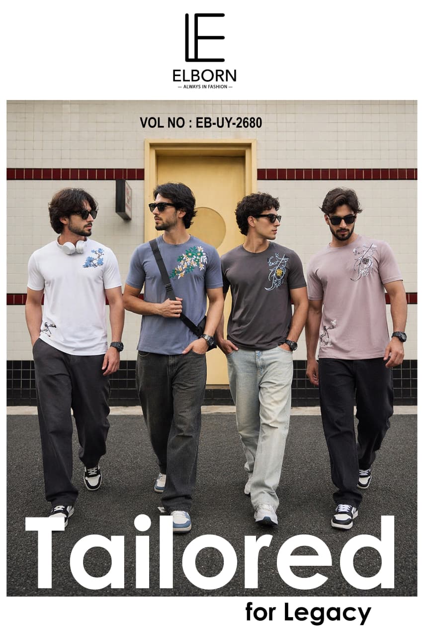 Eb Uy 2680 Elborn Sinker Mens Tshirts Wholesaler Ahmedabad