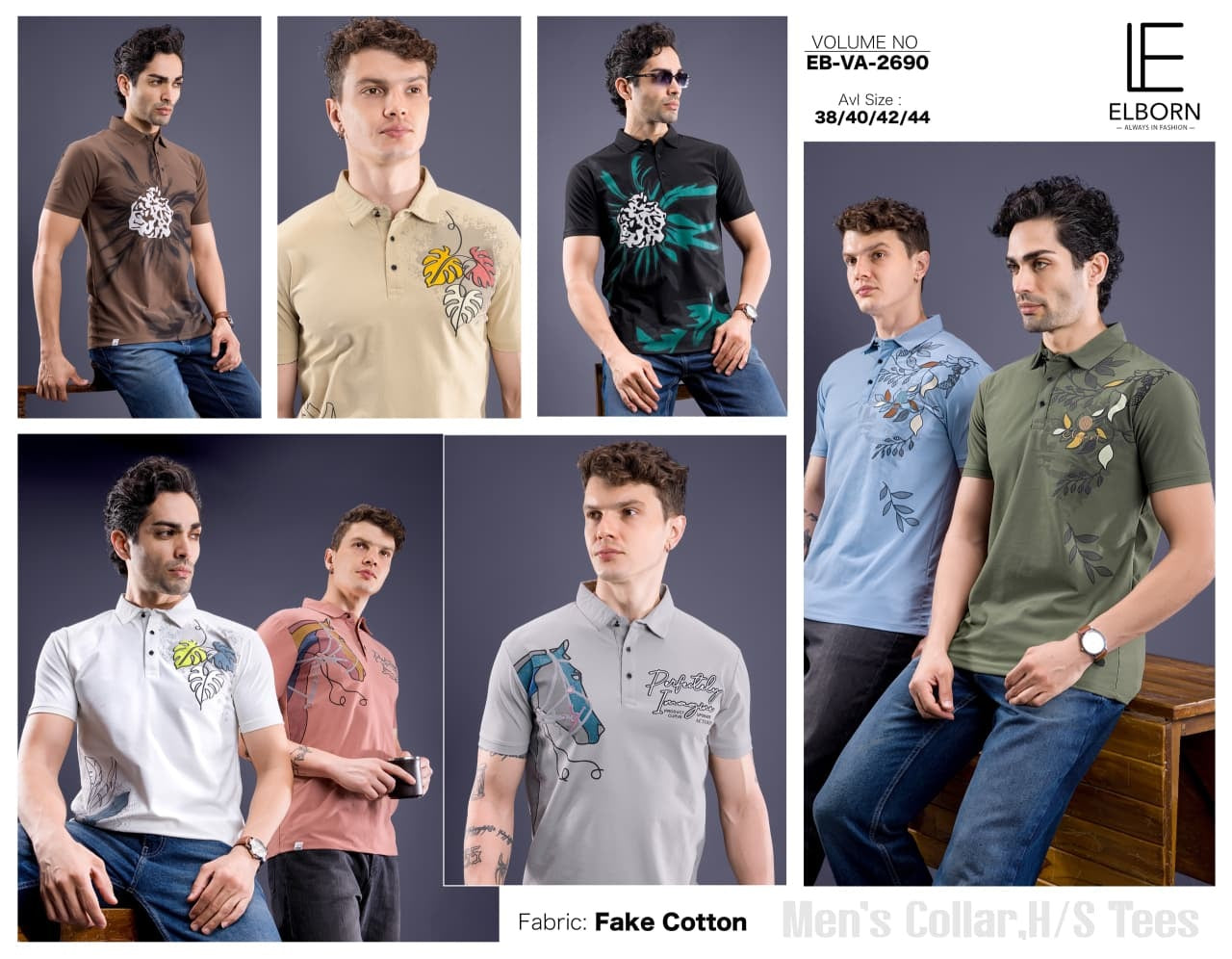 Eb Va 2690 Elborn Imported Mens Tshirts Manufacturer Ahmedabad