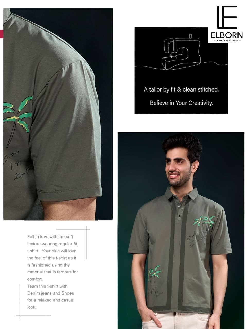 Eb Vb 2695 Elborn Imported Mens Tshirts Manufacturer