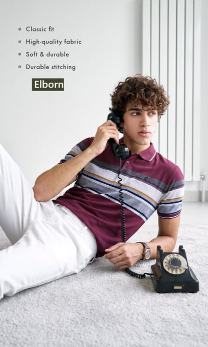 Eb Vk 2740 Metal Id Elborn Auto Stripes Mens Tshirts Supplier