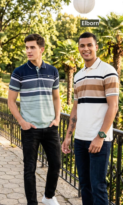 Eb Vk 2740 Metal Id Elborn Auto Stripes Mens Tshirts Supplier