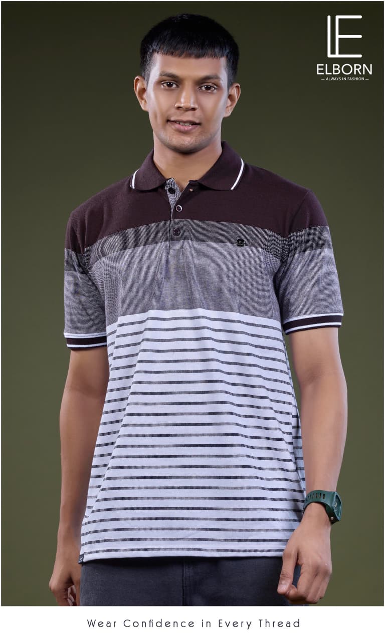 Eb Vk 2740 Metal Id Elborn Auto Stripes Mens Tshirts Supplier