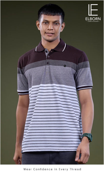 Eb Vk 2740 Metal Id Elborn Auto Stripes Mens Tshirts Supplier