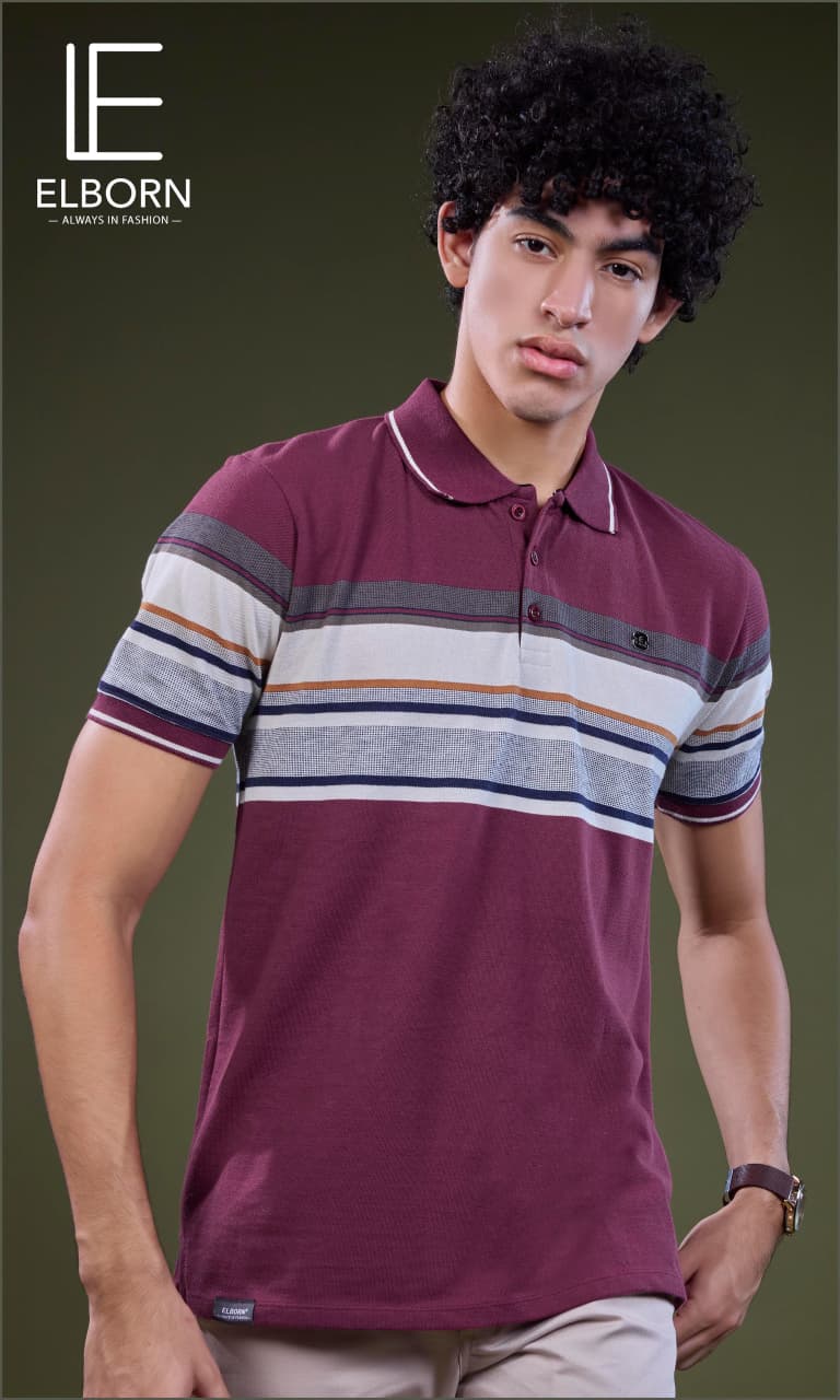 Eb Vk 2740 Metal Id Elborn Auto Stripes Mens Tshirts Supplier